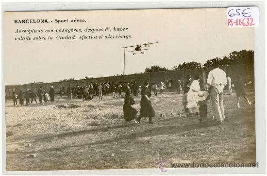 Postcards: (PS-10632)POSTAL FOTOGRAFICA DE BARCELONA-SPORT AEREO