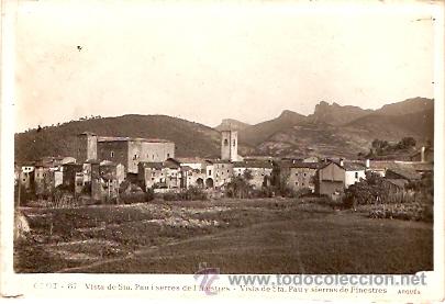 Postcards: POSTAL FOTOGRAFICA SANTA PAU VISTA SERRES DE FINESTRRES