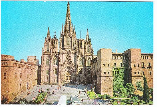 Postales: BARCELONA. LA CATEDRAL - Foto 1