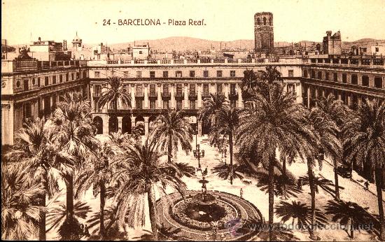 Postales: BARCELONA . Plaza Real - Foto 1