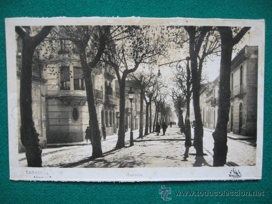 Postales: SABADELL - RAMBLA - Foto 1