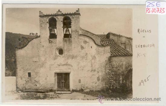 Postcards: (PS-10735)POSTAL FOTOGRAFICA DE RIELLS-L&acute;ESCLESIA
