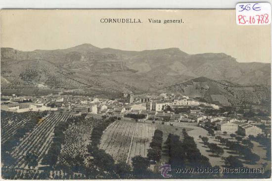 Postcards: (PS-10788)POSTAL FOTOGRAFICA DE CORNUDELLA-VISTA GENERAL
