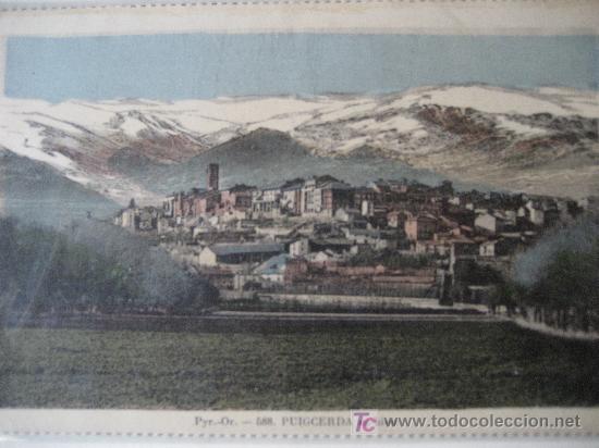 Postales: Puigcerda. N&ordf; 588. En hiver. Pyr.-Or. Postal sin circular