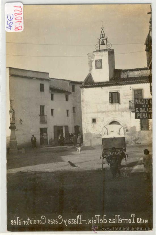 Postkarten: (PS-10821)POSTAL FOTOGRAFICA DE TORRELLAS DE FOIX-CASAS CONSISTORIALES