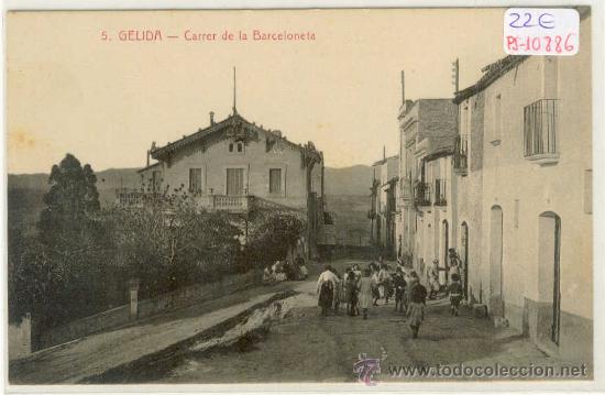Postkarten: (PS-10886)POSTAL DE GELIDA-CARRER DE LA BARCELONETA