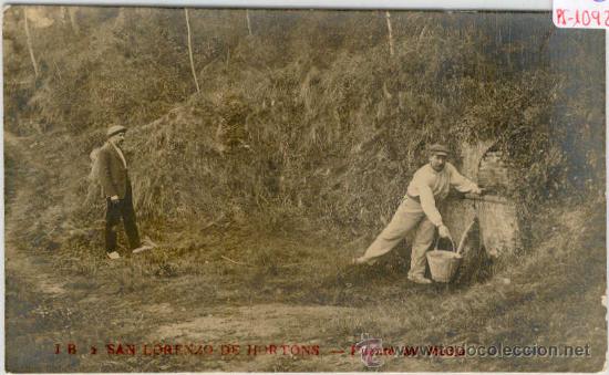 Postkarten: (PS-10922)POSTAL FOTOGRAFICA DE SAN LORENZO DE HORTONS-FUENTE DEL MEDIO