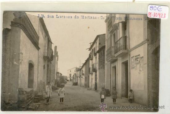 Postkarten: (PS-10923)POSTAL FOTOGRAFICA DE SAN LORENZO DE HORTONS-CALLE SANTA FILOMENA