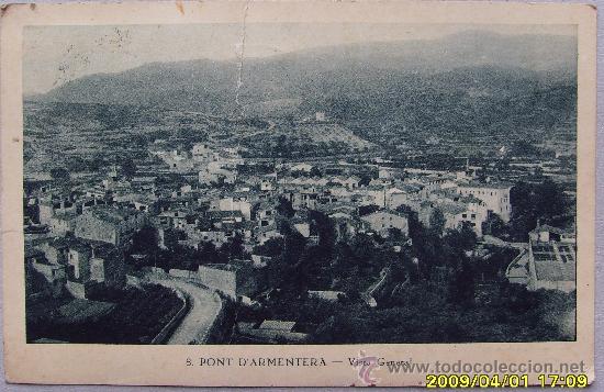 Postales: PONT D&acute;ARMENTERA Vista General - Foto 1