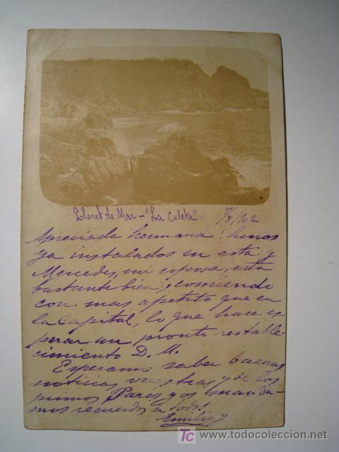 Postales: LLORET MAR: LA CALETA (CIRCULADA 1902) POSTAL - Foto 1