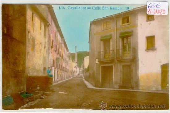 Postkarten: (PS-11020)POSTAL FOTOGRAFICA COLOREADA DE CAPELLADES-CALLE SAN RAMON