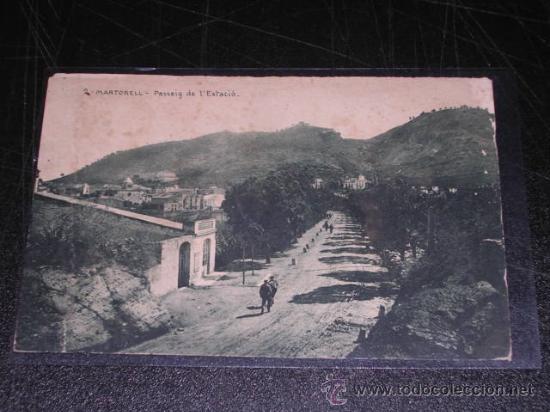 Postales: 2 MARTORELL - PASSEIG DE LESTACIO ( ESTACION ) - Foto 1