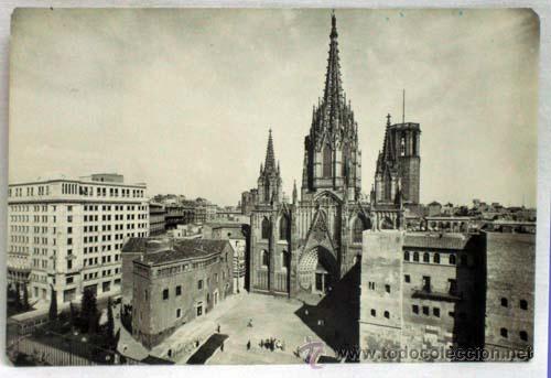Postales: Postal Barcelona catedral 1960 - Foto 1