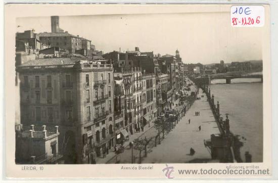 Postales: (PS-11206)POSTAL DE LERIDA-AVENIDA BLONDEL