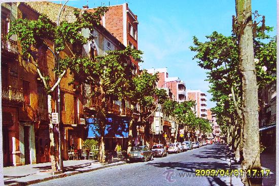 Postales: IGUALADA Rambla San Isidro - Foto 1