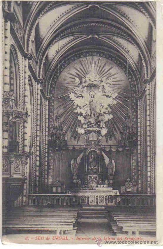 Postkarten: Seo de Urgel - 8 Interior de la Iglesia del Seminario