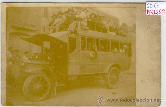Postkarten: (PS-11253)POSTAL FOTOGRAFICA DE ESPLUGAS DE LLOBREGAT-COCHE DE LINEA