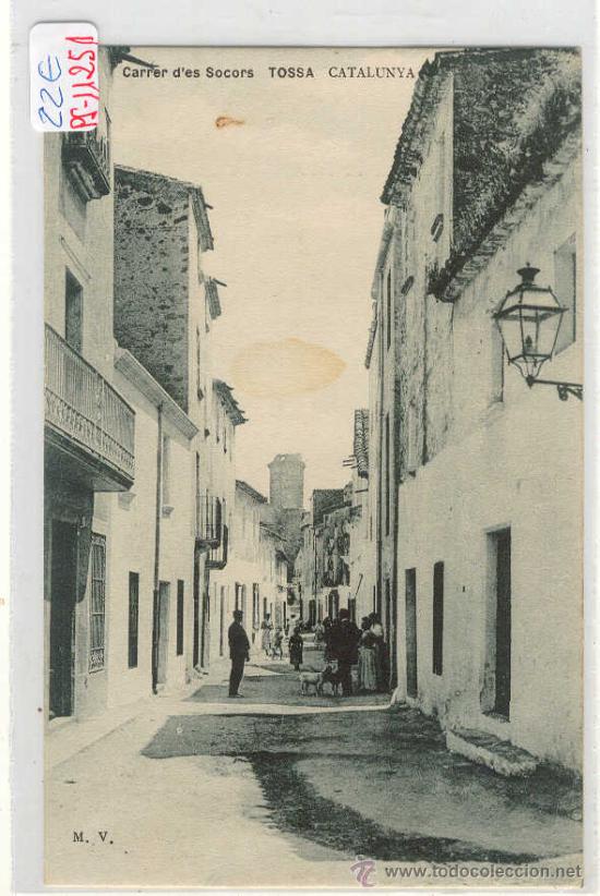 Postkarten: (PS-11251)POSTAL DE TOSSA-CARRER D&acute;ES SOCORS