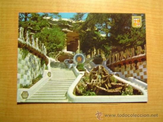Postales: POSTAL BARCELONA PARC G&Uuml;ELL SIN CIRCULAR - Foto 1