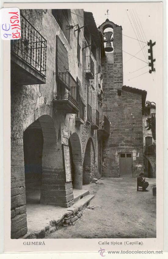 Postales: (PS-11501)POSTAL DE GUIMERA(LLEIDA)-CALLE TIPICA