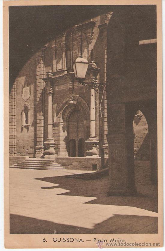Postales: POSTAL DE GUISONA , PLA&Ccedil;A MAJOR - Foto 1