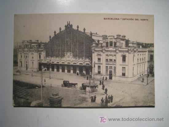 Postales: BARCELONA: ESTACION DEL NORTE. POSTAL - Foto 1