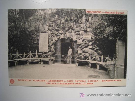 Postales: ARGENTONA: MANANTIAL BURRIACH (THOMAS) POSTAL - Foto 1
