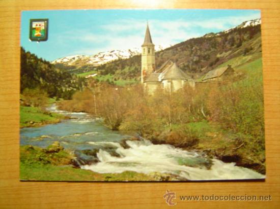Postales: POSTAL PIRINEU CATALA (LLEIDA)VALL D&acute;ARAN SANTUARI DE NTRA. SRA. MONTGARRI (ARQ P.   SIN CIRCULAR