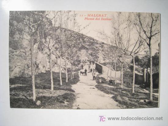 Postales: MALGRAT: PLASSA DE BESTIAR (SAMPERE 11) POSTAL - Foto 1