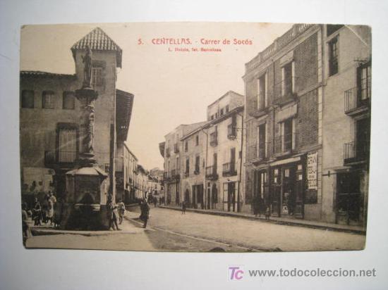 Postales: CENTELLAS: CARRER DE SOCOS (ROISIN) POSTAL - Foto 1