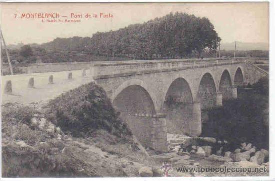 Postales: Montblanc - 7 Pont de la Fusta - Foto 1