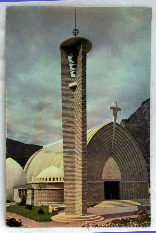 Cartes Postales: Postal Pont de Suert Iglesia nueva 1961