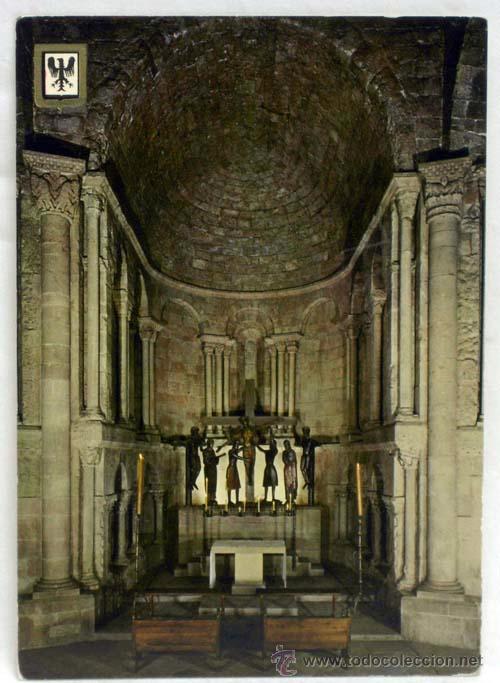 Cartes Postales: Postal Sant Joan Abadesses Sant&iacute;simo Misterio siglo XIII Comercial Escudo de Oro a&ntilde;os 60