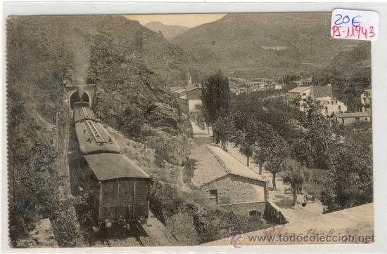 Postcards: (PS-11943)POSTAL DE RIBAS DE FRESSER-TUNEL Y FERROCARRIL