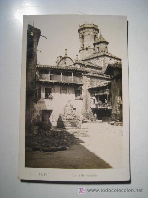 Postales: RUPIT: CARRER ESGLESIA (5). POSTAL - Foto 1