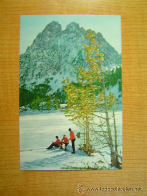 Postkarten: POSTAL PIRINEOS CENTRALES EL LAGO DE SAN MAURICI HELADO Y ELS ENCANTATS SIN CIRCULAR