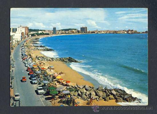 Postales: Postal de SANT ANTONI DE CALONGE (Girona): Al fons Palamos (Post.Int.Color num. GE 2146)