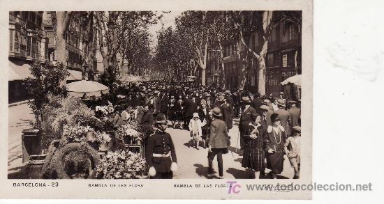 Postales: BARCELONA 23.RAMBLA DE LAS FLORES.ZERKOWITZ. - Foto 1