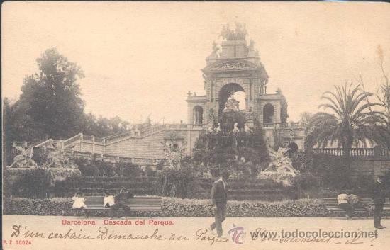 Postales: BARCELONA- CASCADA DEL PARQUE - Foto 1
