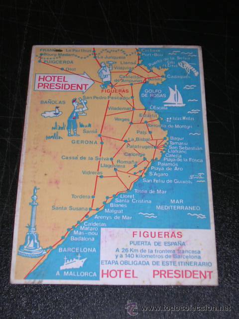 Postales: FIGUERAS - HOTEL PRESIDENT - Foto 1