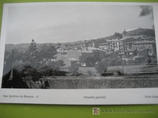 Postales: San Quirico de Besora. N&ordf; 17 Detalle parcial. Foto Gaja. Escrita