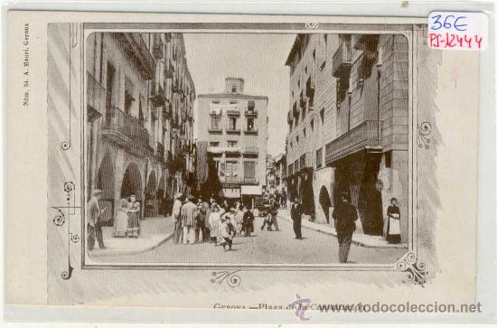 Postkarten: (PS-12444)POSTAL DE GERONA-PLAZA DE LA CONSTITUCION