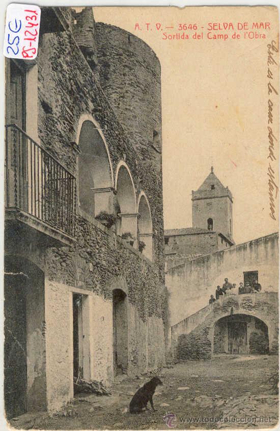 Postales: (PS-12431)POSTAL DE SELVA DE MAR-SORTIDA DEL CAMP DE L&acute;OBRA - Foto 1