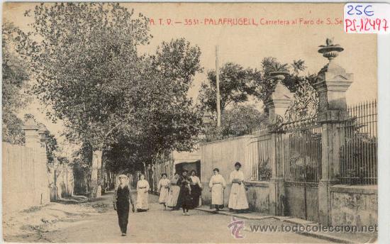 Postkarten: (PS-12497)POSTAL DE PALAFRUGELL-CARRETERA AL FARO S.SEBASTIAN