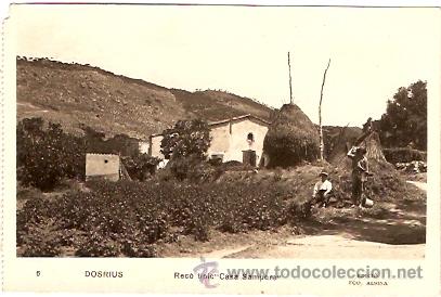 Postales: POSTAL DOSRIUS RACO TIPIC CASA SEMPERE - Foto 1