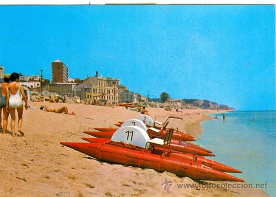 Postales: PLAYA DE CANET DE MAR (COSTA DORADA) 1967