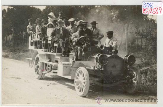 Postcards: (PS-12589)POSTAL FOTOGRAFICA DE ???-AUTO DE PASAJEROS