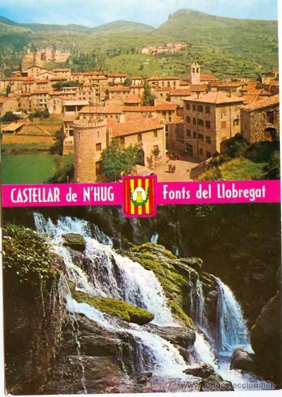 Postales: CASTELLAR DE N'HUG (ALT BERGAD&Agrave;) - FONTS DEL LLOBREGAT