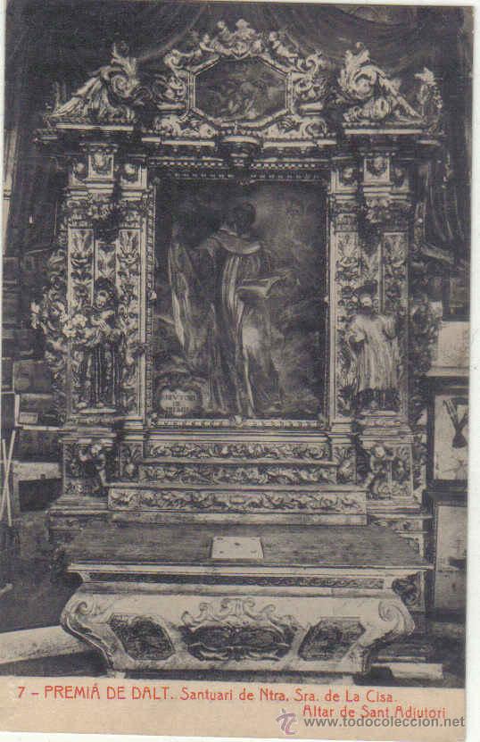 Postkarten: Premi&aacute; de Dalt - 7 Santuari de N.S. de la Cisa. Altar de Sant Adjutori