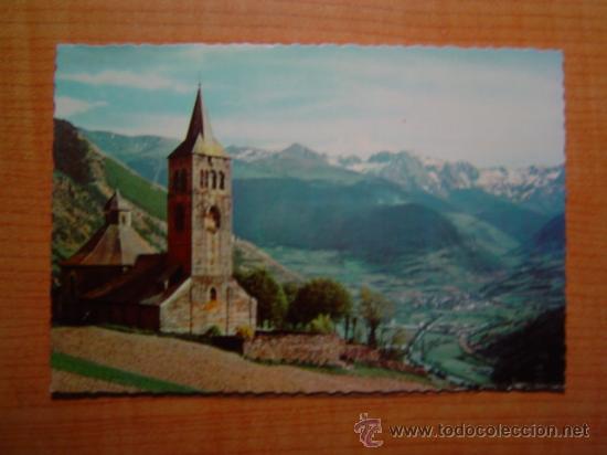 Postales: POSTAL PIRINEOS DE LERIDA EL VALLE DE ARAN  IGLESIA DE VILACH Y PANORAMICA DE VIELLA  SIN CIRCULAR